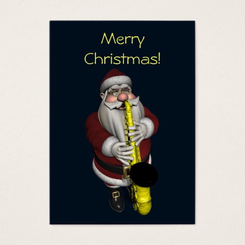 Santa Claus Playing Saxophone
