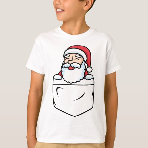 Santa_claus_pocket_illustration_ T_Shirt
