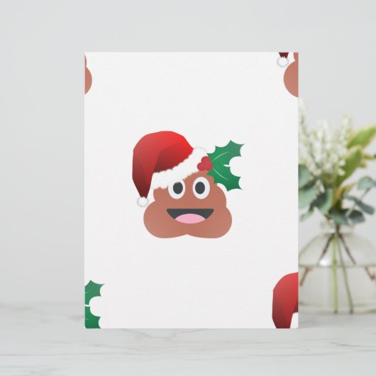 santa claus poop emoji (Standing Front)