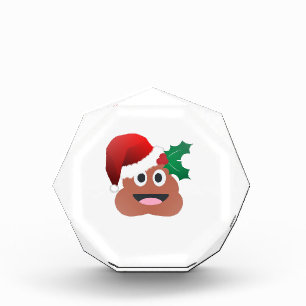 santa claus poop emoji award