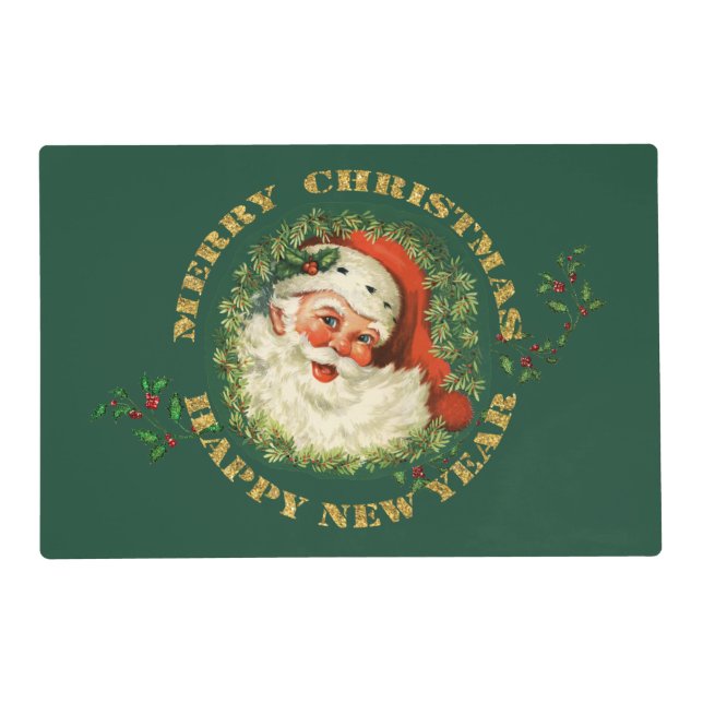 Santa Claus Portrait Placemat (Front)