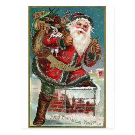 Santa Claus Postcard | Zazzle