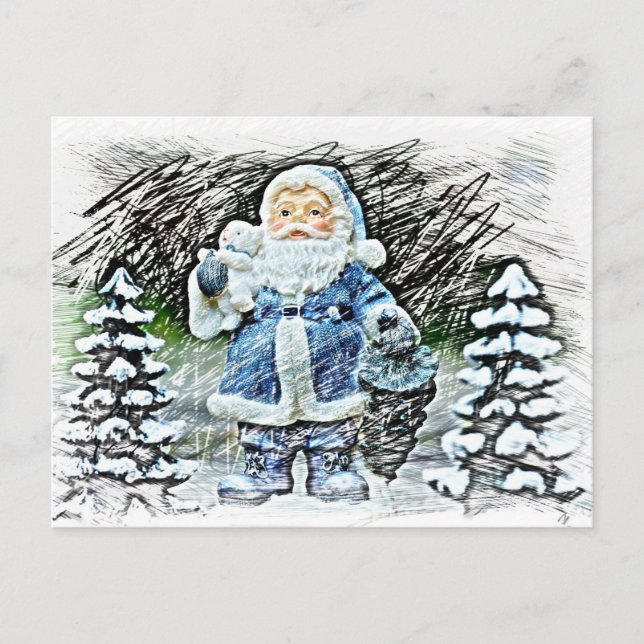 santa claus postcard  (Front)