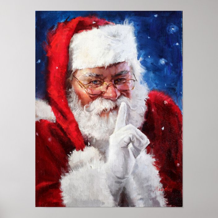 santa claus poster | Zazzle.com