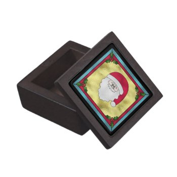 Santa Claus Premium Gift Box by pmcustomgifts at Zazzle