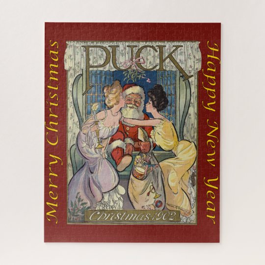 Santa Claus ~ Puck Magazine ~ Frank A. Nankivell ~ Jigsaw Puzzle ...
