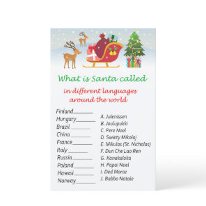 Santa claus reindeer christmas around the world