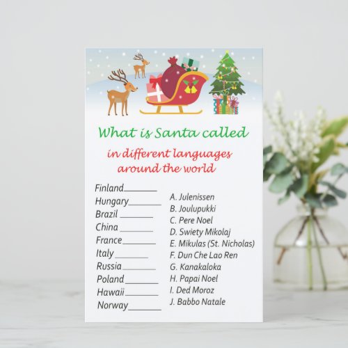 Santa claus reindeer christmas around the world