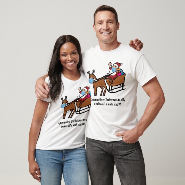 Santa Claus, Reindeer, & Quarantine Christmas, ZSD T-Shirt (Unisex)