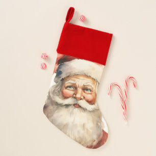 Santa Claus Retro Christmas Stocking