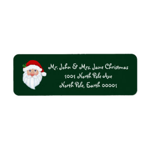 Santa Claus Return Address Labels