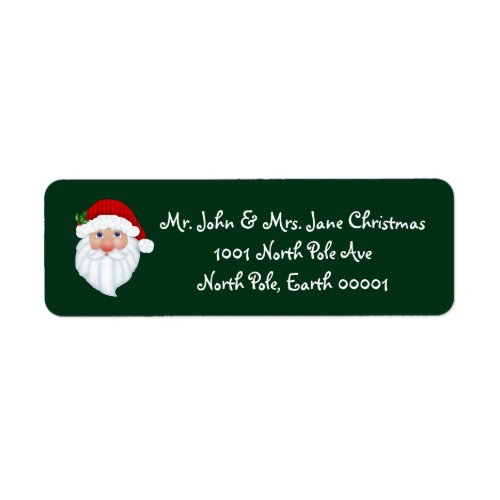 Santa Claus Return Address Labels