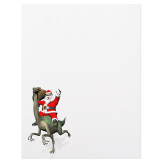 Santa Claus Riding On Gallimimus