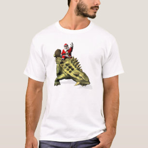 Santa Claus Riding On Talarurus T-Shirt