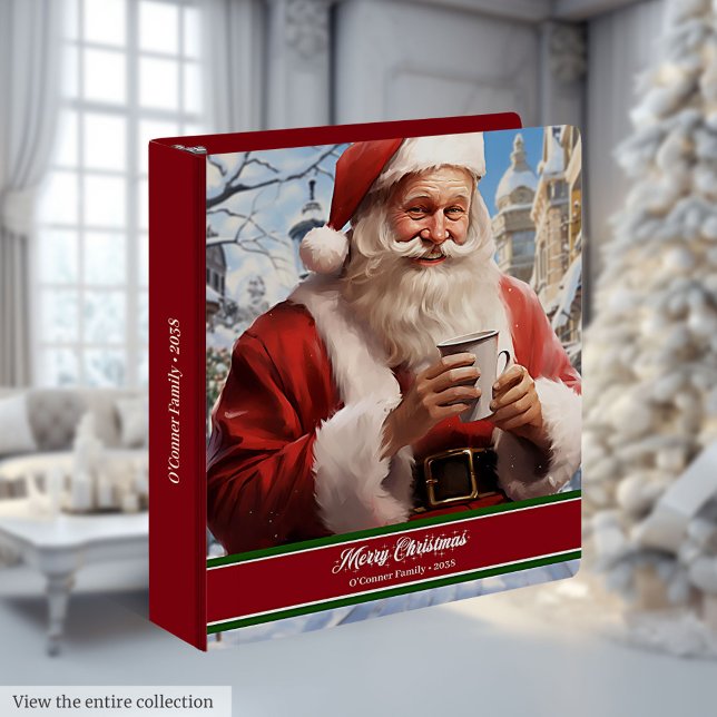 Santa Claus Ring Binder Christmas Memories Album (Santa Claus Ring Binder Christmas Memories Album)