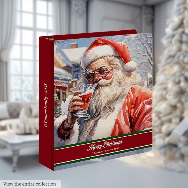 Santa Claus Ring Binder Christmas Memories Organiz (Santa Claus Ring Binder Christmas Memories Organizer)