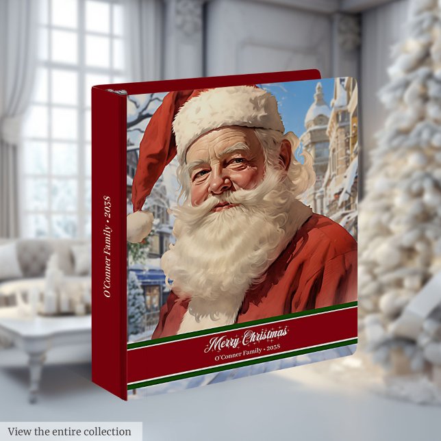 Santa Claus Ring Binder Christmas Planner Gift (Santa Claus Ring Binder Christmas Planner Gift)