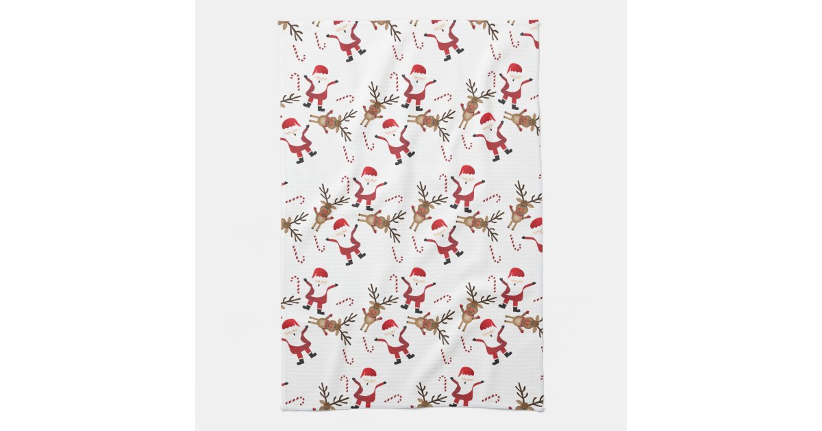 funny christmas tea towel, reindeer names wine list red buffalo