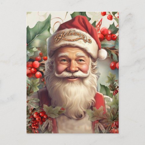 Santa Claus Saint Nicholas Christmas card