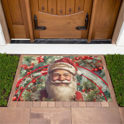 Santa Claus Saint Nicholas Christmas  Doormat