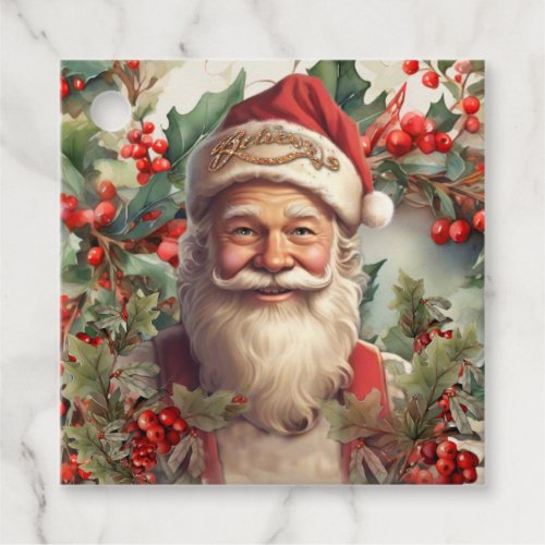 Santa Claus Saint Nicholas Christmas  Favor Tags