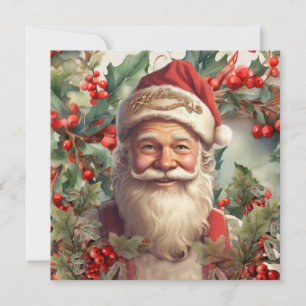 Santa Claus Saint Nicholas Christmas Invitation