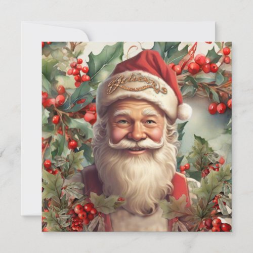 Santa Claus Saint Nicholas Christmas  Invitation