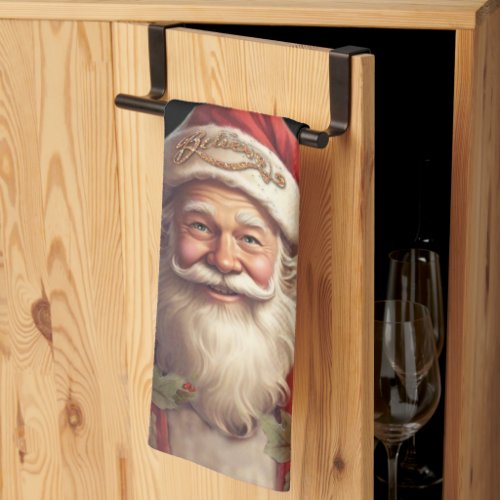 Santa Claus Saint Nicholas Christmas  Kitchen Towel