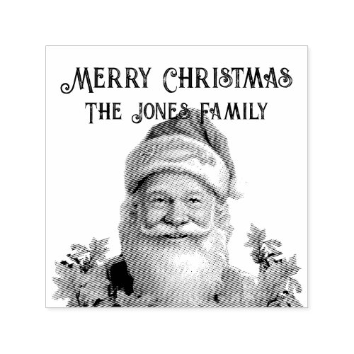 Santa Claus Saint Nicholas Christmas personalize  Self_inking Stamp