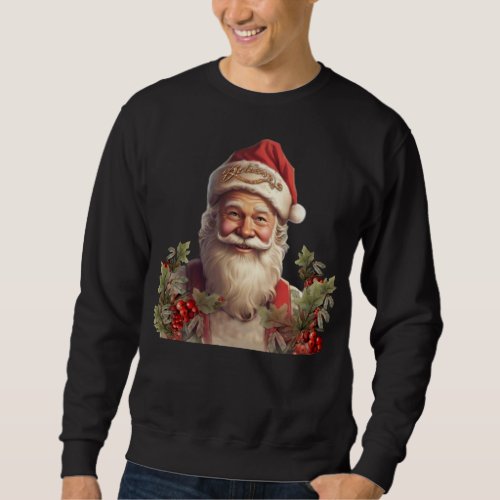 Santa Claus Saint Nicholas Christmas  Sweatshirt