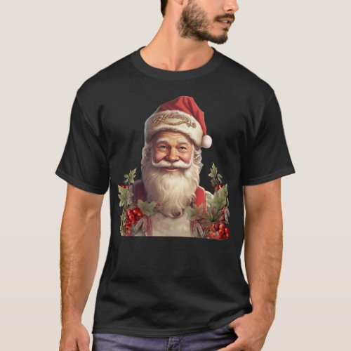 Santa Claus Saint Nicholas Christmas  T_Shirt