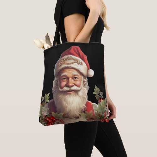 Santa Claus Saint Nicholas Christmas  Tote Bag