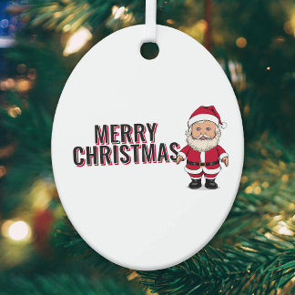 Santa Claus - Santon Toy Doll Christmas Metal Ornament
