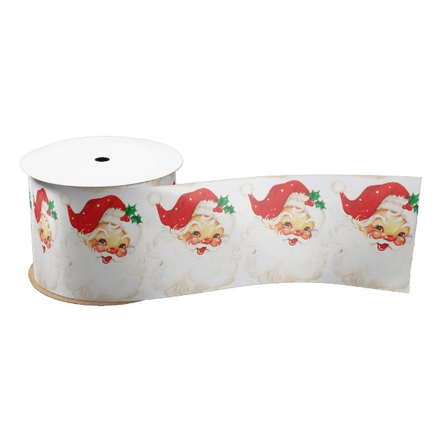 Santa Claus Satin Ribbon (Spool)