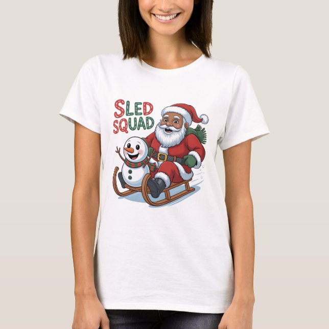 Santa Claus Shirt Vintage Christmas 2025 T Shirt  (Front)