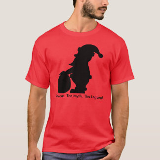 Santa Claus Silhouette Man Myth Legend T-Shirt