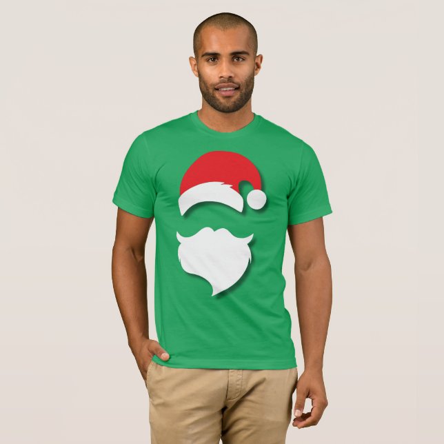 Santa Claus Silhouette  T-Shirt (Front Full)