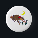 santa claus sloth christmas button<br><div class="desc">"santa claus sloth christmas ", "santa claus sloth xmas", "santa sloth", "santa claus sloth", "happy holidays sloth", "winter sloth ", "christmas sloth", "xmas sloth" , sloth, "ugly christmas"</div>