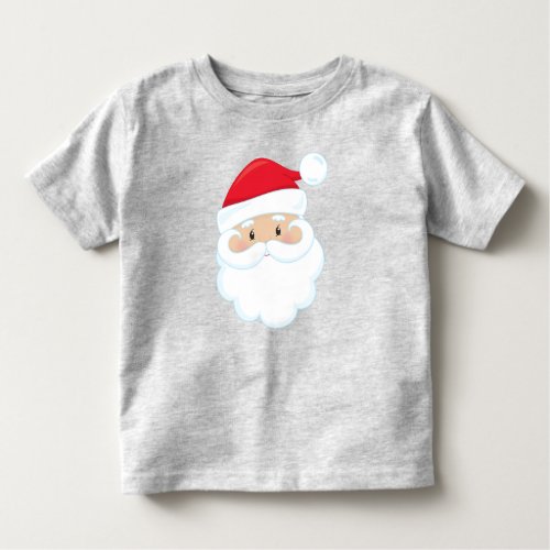 Santa Claus Smiling Santa Santa Hat Christmas Toddler T_shirt