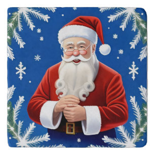 Santa Claus Smiling Trivet