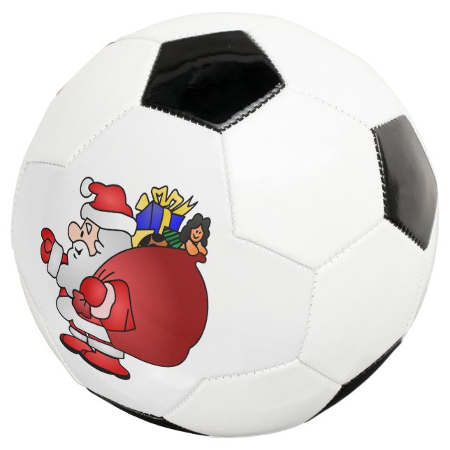 SANTA CLAUS SOCCER BALL (Three Quarter)