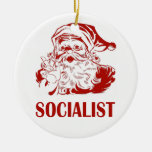 Santa Claus - Socialist Ceramic Ornament at Zazzle