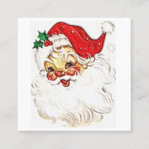 Santa Claus Square Business Card