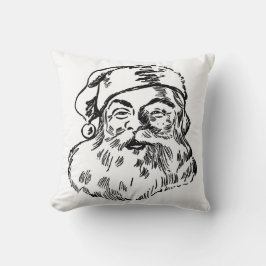 Santa Claus St. Nickolas Christmas Holiday Throw Pillow
