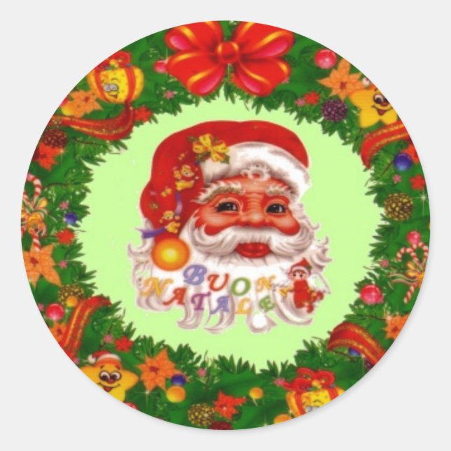 Santa Claus Sticker (Front)