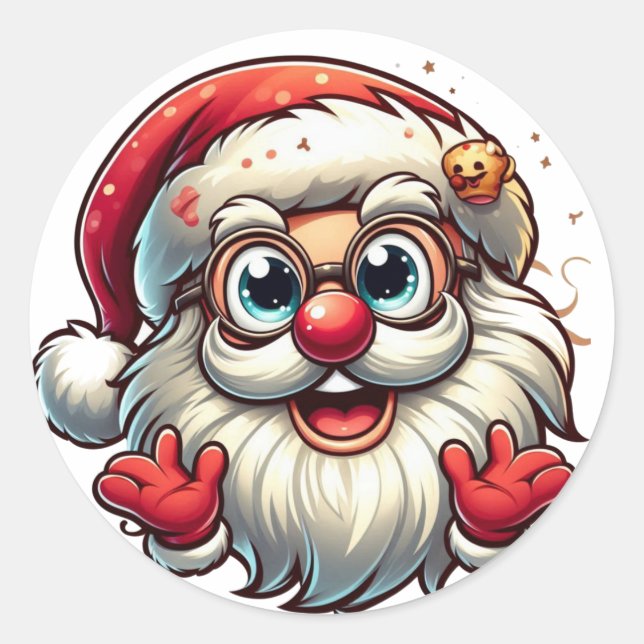 Santa Claus Stickers  (Front)