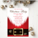 Santa Claus Suit Christmas Corporated Party Invitation<br><div class="desc">Elegant Christmas holiday party invitations. These beautiful Christmas invitations are perfect for Christmas dinner party invitations,  holiday gift exchange invitations,  Christmas fundraisers,  holiday ball invitations,  and other events held during the month of December. Just use the template fields to add your own event information.</div>