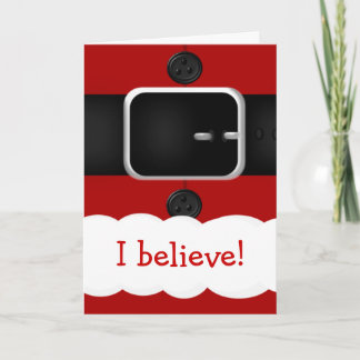 Santa Claus Suit Christmas Greeting Cards