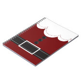 Santa Claus Suit Christmas Holiday Design Notebook | Zazzle