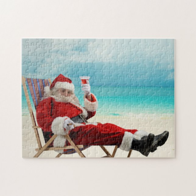 Santa Claus Summer Jigsaw Puzzle (Horizontal)